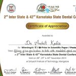 certificate at avant dental clinic kolkata