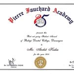 certificate at avant dental clinic kolkata